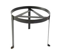 Huvqianu Foldable Steel Camping Tripod - Multifunctional Campfire Grill Stand for BBQ, Dutch Oven & Outdoor Cooking, Compact Tripod for Travel, RV, Backyard & Adventure, 9.6x9.8x9.8in