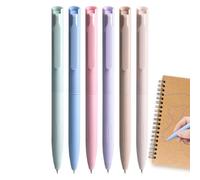 Huvqianu Gel Pens Set, Quick Dry Ink, 5.71x0.24in Assorted Color Ballpoint, Compact Smooth Writing Stationery, Retractable Design Feature for School, Calligraphy, Sketching, Drawing Use