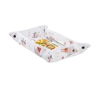 Huvqianu Housse protectrice pour tablette d'avion,Mignonne Étanche Portable Avec Poche,Protection voyage pour tablettes d'avion - Pour repas en voiture, voyages, jeux et activités d'éveil enfantines