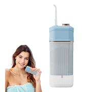 Huvqianu Hydropulseur portable de 200 ml - Irrigateur électrique avec 3 modes de nettoyage des dents rechargeable pour un voyage quotidien et une nuit