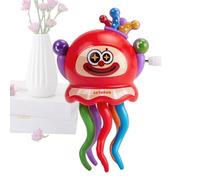 Huvqianu Jouet Pieuvre Qui Rampe, Pieuvre Clown d'action Éducative, Jouet Interactif à Remontoir pour Maison École Chambre Salon
