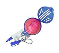Huvqianu Line Marker Tool - Portable 360° Stencil, Alignment Guide for Putting Accuracy, Easy Marking Training Aid, Golf Accessory for Men Women Dad Outdoor Practice Game, 9.8x6.7x6.7cm