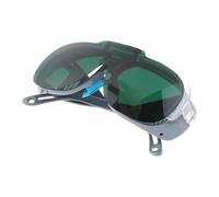 Huvqianu Lunettes de soudage, lunettes de protection pour soudage et brasage, lunettes enveloppantes, lentille à arc, protection des yeux, lunettes de sécurité anti-éblouissement pour le soudage, le