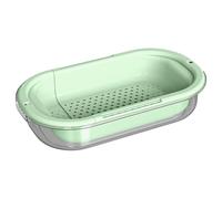 Huvqianu Passoire extensible - Passoire alimentaire rétractable | Panier peu encombrant pour laver les légumes, les pâtes, égoutter les baies et sécher la vaisselle