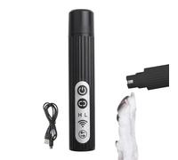 Huvqianu Paws Grooming Tool, Electric Nail File with LED Light, Low-Noise and Rechargeable 15.5 X 2.9 Cm, 1-Pack, Dog Nail Care Tool for Large Dogs and Pet at Home, 5 Colors