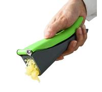Huvqianu Presse-ail en acier inoxydable - Hachoir manuel pour pommes de terre - Presse à ail et légumes - Pour la cuisine, la cuisine, la préparation des repas