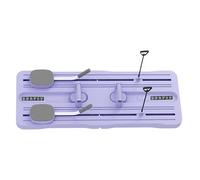 Huvqianu Reformer Machine de pilates - Planche d'exercice abdominale coulissante - Portable à domicile - Entraînement complet du corps pour bureau, entraînement de yoga, danseur, conditionnement et