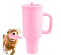 Huvqianu Squeaky Soft Dog Chew Toy, Indestructible Dog Toys, Plush Dog Cup Toy, Interactive Dog Toy Cup, Non Toxic Interactive Cup Toy, Chewable Dog Cup, Squeaky Dog Toy
