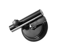 Huvqianu Suction Cup Flag Holder, Truck Flagpole Stand, 5.59x7.28in Portable Car Mount Bracket, No Drilling Installation, Heavy Duty Suction Grip for Parade, Event, Auto Display Use