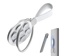 Huvqianu Support de téléphone magnétique à ventouse, support pliable avec miroir, support réglable pour smartphone, support de téléphone polyvalent pour salle de bain, dortoir, bibliothèque, table