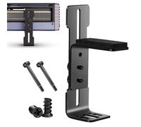 Huvqianu Support GPU pour PC de bureau, support de carte graphique en acier inoxydable, anti-déformation et réglable, montage sur table, noir