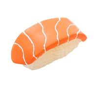 Huvqianu Sushi Dog Toy, Squeaky Puppy Teeth Cleaning Toy, 2.95x1.18in Latex Pet Training Tool, Interactive Plaything for Boredom and Mental Stimulation, Perfect for Puppy Play