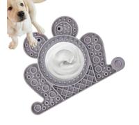 Huvqianu Tapis à lécher pour Chiot | Ventouses en Silicone en Forme de Grenouille, Plateau d'alimentation Lente, antidérapante, Amusement sensoriel interactif pour intérieur et extérieur
