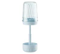 Huvqianu Travel Toothbrush Holder, Portable Waterproof Case, 3.31x3.31in Lightweight Compact Organizer, Multi-Functional Toiletry Storage for Vacations, Bathrooms, Trips, Hotels