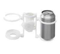 Huvqianu Umbrella Cup Holder, Outdoor Umbrella Water Organizer, 8.66x4.72 inches Leakproof Beverage, Bottle Rack for Garden Beach Lawn Parasol Camping Relaxation Family Outing Park, PP