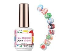 Huvqianu Vernis Gel Top Coat Pour Les Ongles Des Doigts - Manucure Essuyable De Longue Durée,Couche De Finition Pour Dessin D'Art Sur Ongles - À L'Intention Des Débutants, Professionnels, Mère,