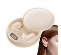 Huvqianu Wireless Earbuds Set, Invisible Sleep Earphones, 0.39in Noise-Blocking Earplugs, Rechargeable LED Display Case, Compact Comfort Fit for Music, Calls, Study, Travel, Room, Gym