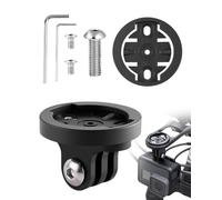 HUVZOR 1 pièce Support d'Ordinateur Guidon de Vélo, Support Compteur pour Garmin GPS Edge et Varia Go Pro Supports pour Garmin Varia, Diamètre Général Adaptateur pour Go Pro et Lampe vélo