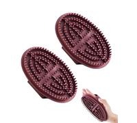 HUVZOR 2 PCS Custom Meridian Brush,Brosse Méridienne,Professional Meridian Brush,Facile à Nettoyer,Utilisé pour Masser les Méridiens,Amincir et Modeler le Corps