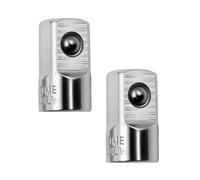 HUVZOR 2 pièces Adaptateur Douille Réducteur 1/4 Pouce Femelle à 1/2 Pouce Mâle Cr-V Acier Douille Augmentateur