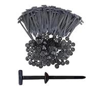 HUVZOR 200 Piezas Bridas de Nylon Autobloqueantes para Reparación de Automóviles y Uso Diario - Resistentes Sujetadores Universales para Mantenimiento del Hogar y Proyectos Industriales