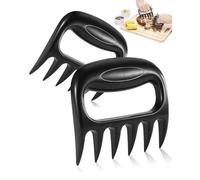 HUVZOR 2Pcs Griffes d'ours pour barbecue, vaisselle de barbecue en plastique antirouille, patte d'ours pour couper la viande, très appropriée pour barbecue, déchiquetage, manutention, sculpture,