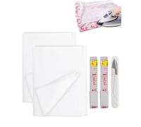 HUVZOR 2pcs Intissés à Repasser 200x100cm,Thermocollant Double Face pour Couture Renforce les Tissus Rapidement au Fer,Adhésif Résistant pour des Ourlets et Fixations Parfaits sur Divers Textiles