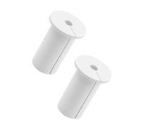 HUVZOR 2Pcs traverses murales pour kit de gestion de câbles Starlink, Passe-mur pour câble Trou mural de 1", Pour routeur de câble Starlink et adaptateur Ethernet - Blanc