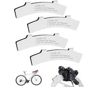 HUVZOR 4Pcs plaquettes de frein à disque et outil d'alignement rotor, Ajusteur Frein À Disque, Cale D'alignement Étrier, Régulateur d'écart de frein à disque pour tous les VTT, vélos de route, BMX