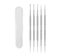 HUVZOR 5 pièces Dotting Pen, Nail Art Dotting Tools, Nail Art Sculpture Pen Double Pointe,Nail Art Dessin Peinture Outils de Dotting Pen,Pour Nail Design Outil