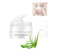 HUVZOR 60 bandes nasales éliminer points noirs, crème nettoyante en profondeur et masque exfoliant tous types peau ; élimine efficacement les points noirs, désobstrue les pores, exfolie en douceur