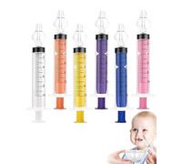 HUVZOR 6Pcs Embout de seringue nasale professionnelle pour bébé pour Mouche Bebe Irrigateur, Mouches Bébé Seringue Nasale,Portable Reusable Nasal Aspirator, Baby Nasal Irrigator,Accessoires