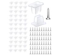 HUVZOR Clips de Montage pour Bande Lumineuse LED Néon,Support de Fixation en Plastique Translucide,Compatible avec Bandes de 12mm à 14mm,Idéal pour Décoration Intérieure et Extérieure,Paquet de 70