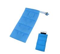 HUVZOR Étui de protection thermique universel en duvet pour téléphone portable, compatible iPhone Housse Universelle Smartphone - Pochette de Protection pour téléphone Portable(Bleu)