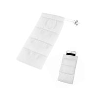 HUVZOR Étui de protection thermique universel en duvet pour téléphone portable, compatible iPhone Housse Universelle Smartphone - Pochette de Protection pour téléphone Portable(Blanc)