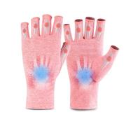 HUVZOR Gants Arthrose Femme Main Gant Compression pour Canal Carpien, Pour Arthrite, Tendinite,Soulagement De La Douleur Rsi,Syndrome Du Canal Carpien(Rose, L)