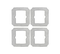 HUVZOR Lot de 4 Lingettes Microfibre Réutilisables pour Nettoyeur Vitres - Haute Absorbabilité, Lavables,Compatibles ECOVACS Winbot Mini,Idéal pour Vitres et Surfaces Brillantes sans Traces