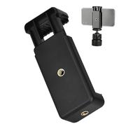 HUVZOR Support Telephone Trepied, Adaptateur Trépied Smartphone, Monopied Universel Adaptateur Portable Extensible Trepiéd Telephone Portable pour Monopode et Selfie Stick, Pince réglable