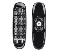 HUWB-Air Mouse Voice télécommande intelligente C120 2.4G RF 7 couleurs rétro-éclairage clavier sans fil pour Android Smart TV Box,PCVoice Backlit