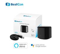 HUWB-Broadlink RM4C mini télécommande universelle Wifi IR Compatible Alexa Google Assistant pour ACRM4C MINI