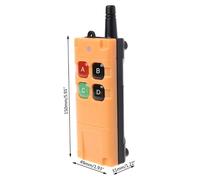 HUWB-Commutateur de télécommande sans fil RF DC 12V 24V 36V 4CH,récepteur Radio avec télécommande longue Distance 2000M,antenne à ventousesGK06TX 1PCS