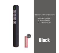 HUWB-Nouveau stylo de télécommande pour tableau blanc,tourne-Page PPT,tourne-Page électronique infrarouge multimédia pour présentateur d'enseignant de discours-Black