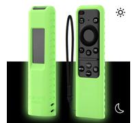 Huwb-Sikai ¿ Coque En Silicone Pour Télécommande Samsung Bn59-01432a,Étui Original Pour Télécommande Smart Tv,Charge Solaire 2023 Tm2360e Tm2361efluorescent Green