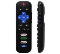 HUWB-Télécommande de remplacement RC280A uniquement pour téléviseurs Roku pour téléviseurs TCL Roku/Onn Roku/Philips Roku (pas pour Stick and Box)Black