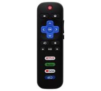 HUWB-Télécommande de remplacement RC280A uniquement pour TV RK pour téléviseurs TCL RK Hisense RK/Onn RK/Philips RK (pas pour Stick and Box)Black