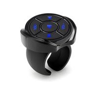HUWB-Télécommande sans fil Bluetooth 5.0,bouton multimédia,voiture,moto,vélo,volant,lecture de musique pour téléphone IOS Android,tabletteControl and Bracket