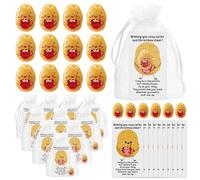 Huwena Lot de 50 sacs en organza réalistes en résine avec inscription « I Believe in You » - Carte de Noël amusante pour collègue, employé, assistant médical (tasse)