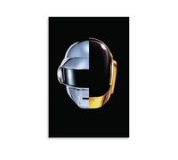HUWERYW Affiche d'album souvenir Daft Punk avec accès aléatoire sur toile - Décoration murale pour chambre à coucher - 50 x 75 cm - Style sans cadre