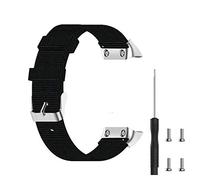 Huwokxix Bracelet de rechange pour Garmin Forerunner 30/Forerunner 35, bracelet en nylon, taille unique, Silicone, Pas de gemme