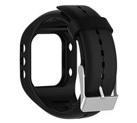 Huwokxix Bracelets Compatible avec Polar A300, Ajustable Silicone Sport Bracelet de Montre Remplacement Band pour Polar A300 pour Femmes et Hommes (Noir)